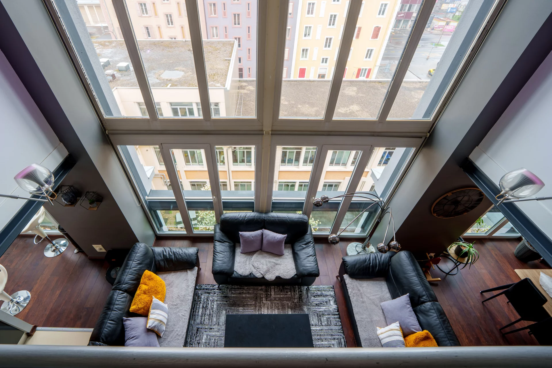 Splendide duplex de style industriel